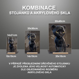 Akrylové sklo Animovaný panter