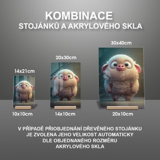 Akrylové sklo Animovaná ovca