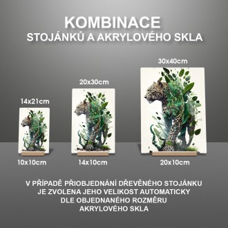 Akrylové sklo Prírodný leopard