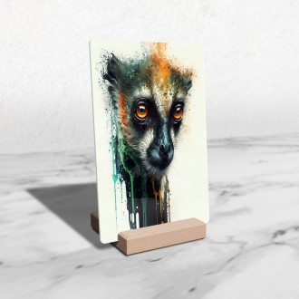 Akrylové sklo Graffiti lemur
