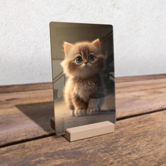 Akrylové sklo Roztomilá mačička