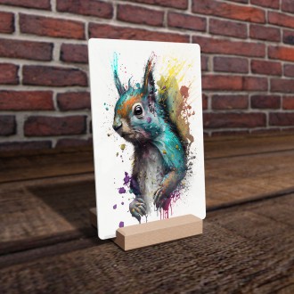 Akrylové sklo Graffiti veverička