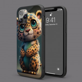 Kryt na mobil Animovaný leopard
