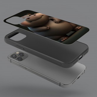 Kryt na mobil Animovaný hroch