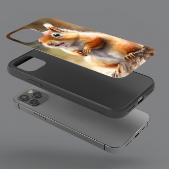 Kryt na mobil Akvarelová veverička