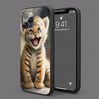 Kryt na mobil Akvarelový tiger