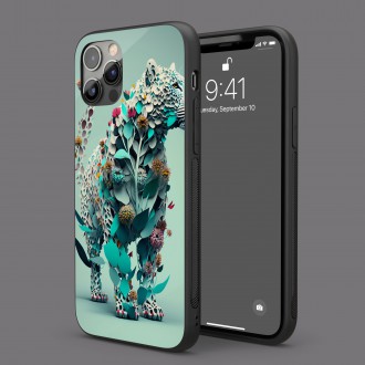 Kryt na mobil Kvetinový leopard