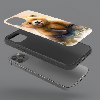 Kryt na mobil Akvarelový medveď