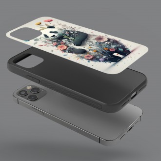 Kryt na mobil Kvetinová panda
