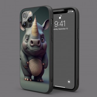 Kryt na mobil Animovaný nosorožec