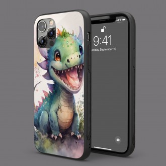 Kryt na mobil Akvarelový drak