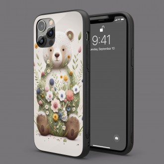 Kryt na mobil Kvetinový ľadový medvedík