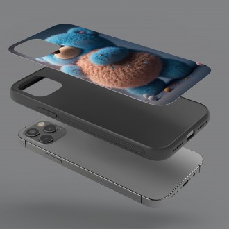 Kryt na mobil Animovaný modrý medveď