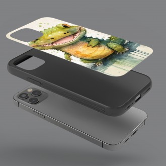 Kryt na mobil Akvarelový krokodíl