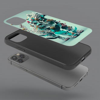 Kryt na mobil Kvetinový leopard