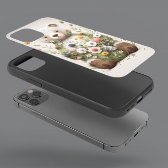 Kryt na mobil Kvetinový ľadový medvedík