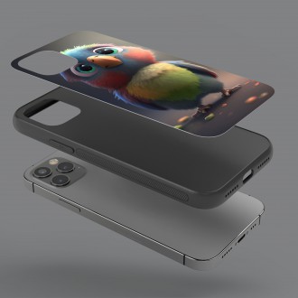 Kryt na mobil Animovaný papagáj