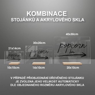 Popcorn bar so šípkou