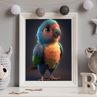 Roztomilý papagáj