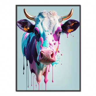 Graffiti krava