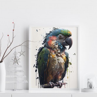 Graffiti papagáj