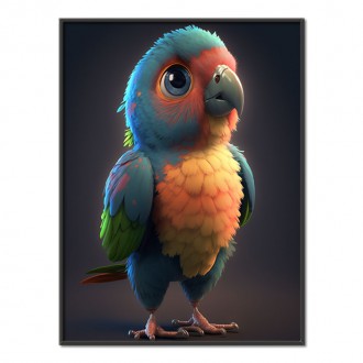 Roztomilý papagáj