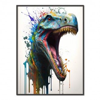 Graffiti dinosaur