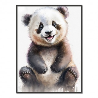 Akvarelová panda