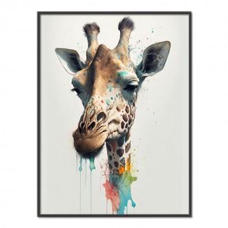 Graffiti žirafa
