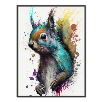 Graffiti veverička