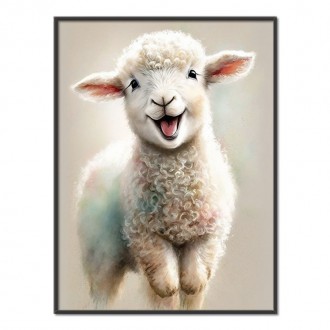 Akvarelová ovca