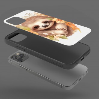 Kryt na mobil Mláďa leňocha v kvetoch
