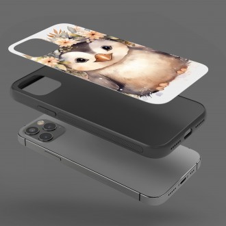 Kryt na mobil Mláďa tučniaka v kvetoch