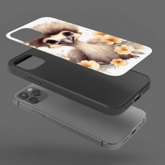 Kryt na mobil Mláďa pštrosa v kvetoch