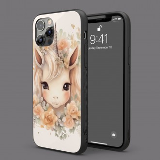 Kryt na mobil Mláďa jednorožca v kvetoch