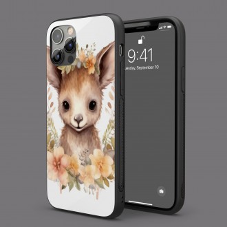 Kryt na mobil Mláďa srnky v kvetoch