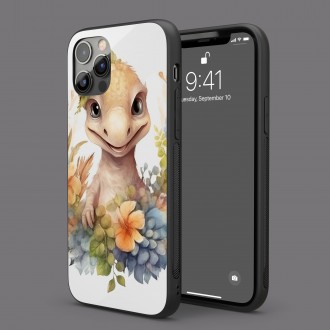 Kryt na mobil Mláďa dinosaura v kvetoch