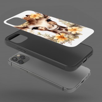 Kryt na mobil Mláďa žirafy v kvetoch