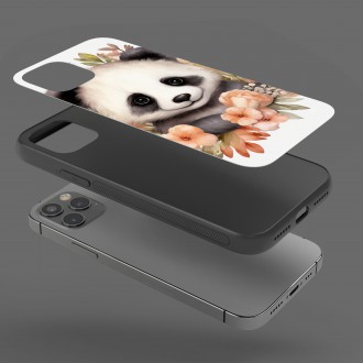 Kryt na mobil Mláďa pandy v kvetoch