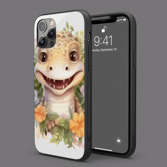 Kryt na mobil Mláďa krokodíla v kvetoch