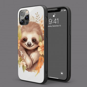 Kryt na mobil Mláďa leňocha v kvetoch