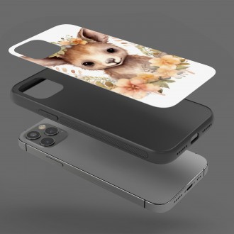 Kryt na mobil Mláďa srnky v kvetoch