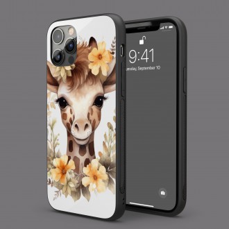Kryt na mobil Mláďa žirafy v kvetoch