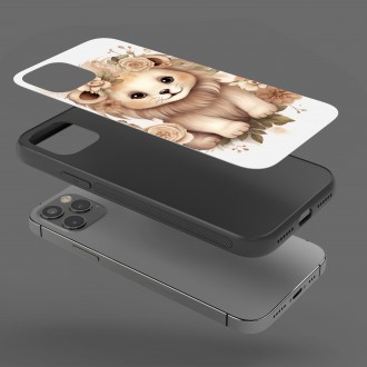 Kryt na mobil Mláďa leva v kvetoch