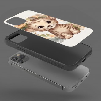 Kryt na mobil Mláďa geparda v kvetoch
