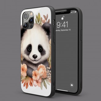 Kryt na mobil Mláďa pandy v kvetoch