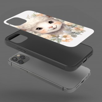 Kryt na mobil Mláďa ovečky v kvetoch