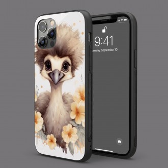Kryt na mobil Mláďa pštrosa v kvetoch