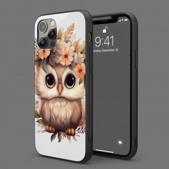 Kryt na mobil Mláďa sovy v kvetoch
