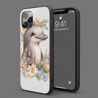 Kryt na mobil Mláďa delfína v kvetoch